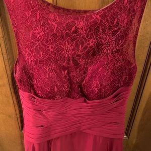 Halter Burgundy Dress